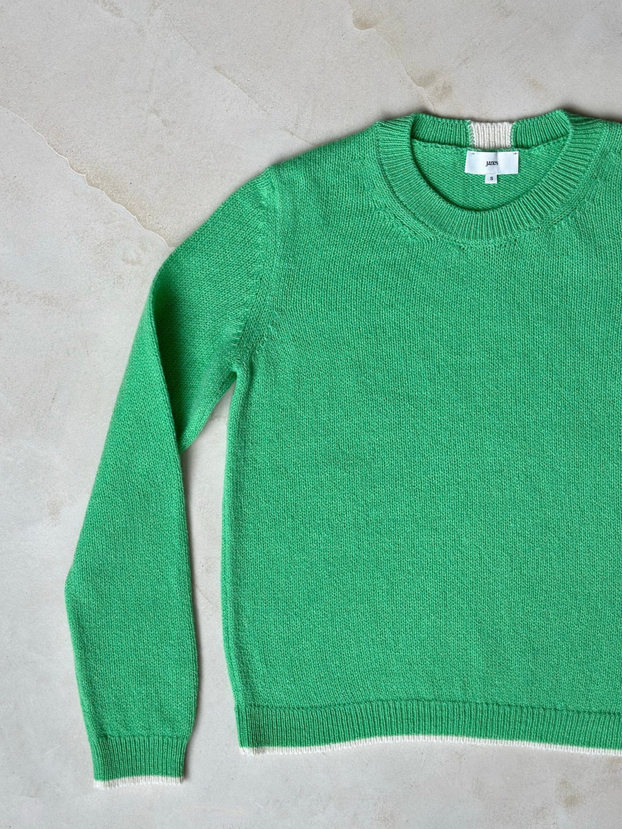 Peony Sweater Apple Green