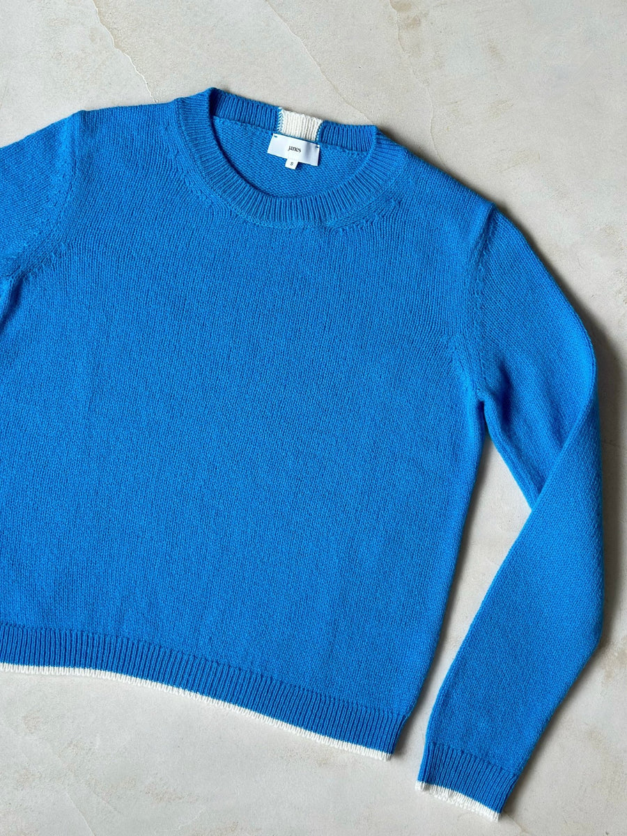 Peony Sweater Bright Blue