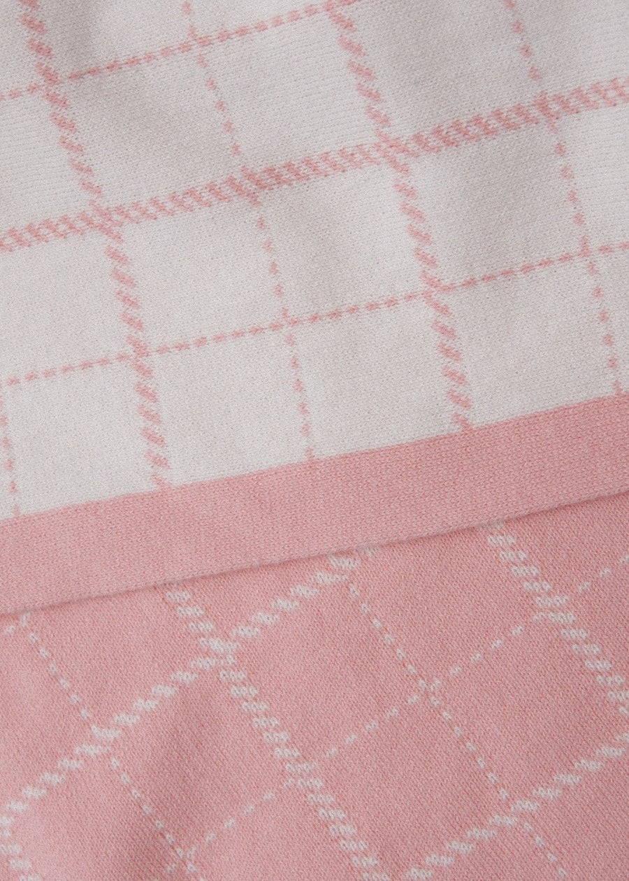Janes - Baby Blanket Light Pink - Janes Knitwear with a twist