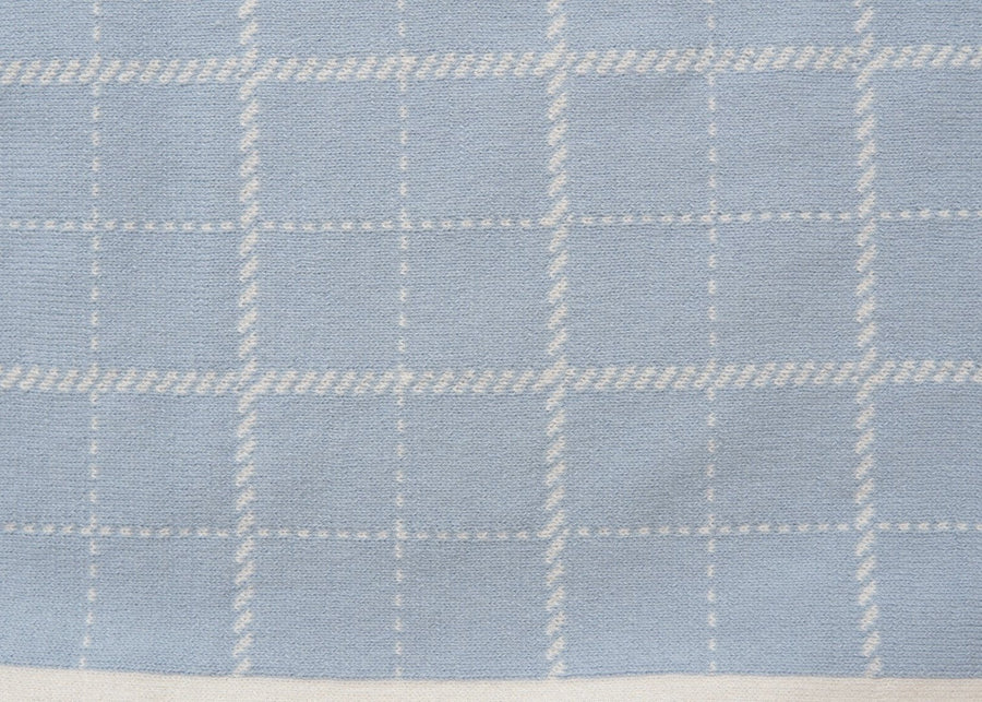 Janes - Baby Blanket Light Blue - Janes Knitwear with a twist