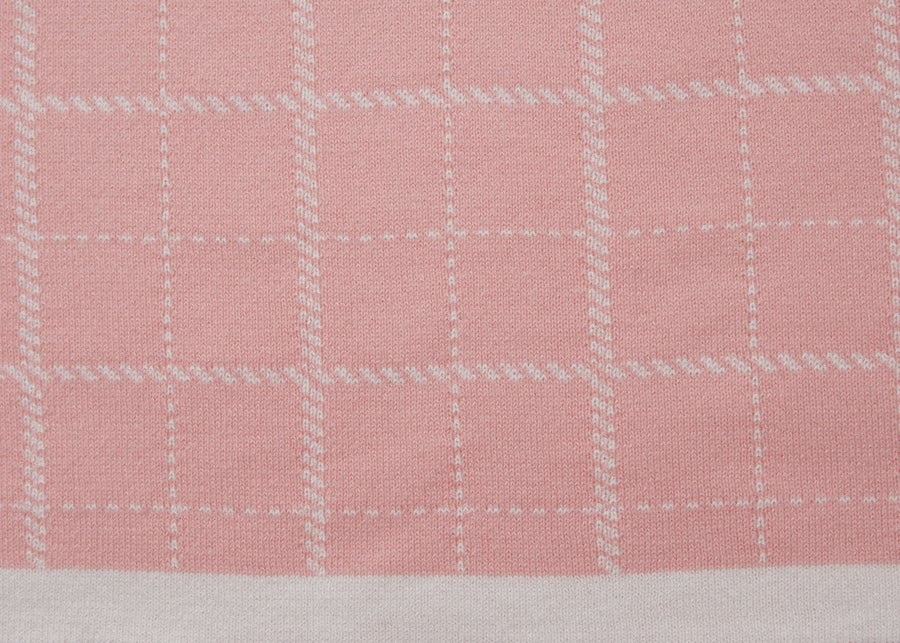 Janes - Baby Blanket Light Pink - Janes Knitwear with a twist