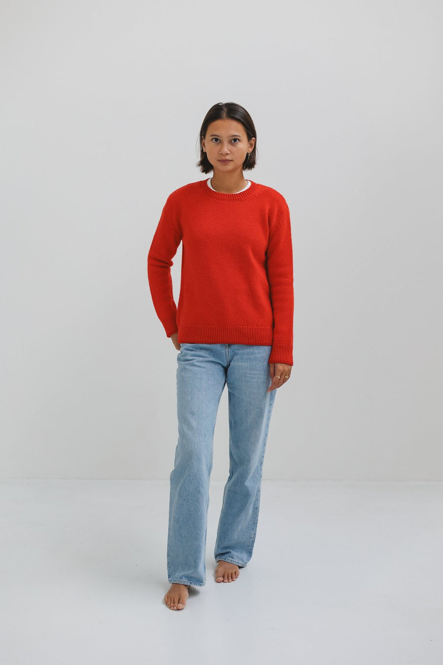 Daffodil Sweater Red