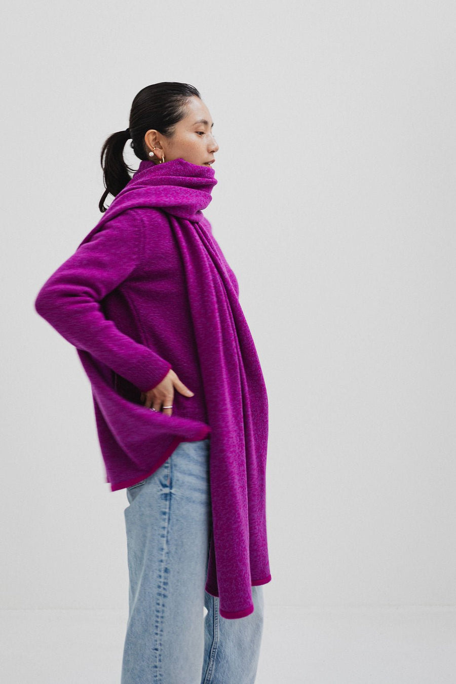 Ginger Maxi-scarf Purple