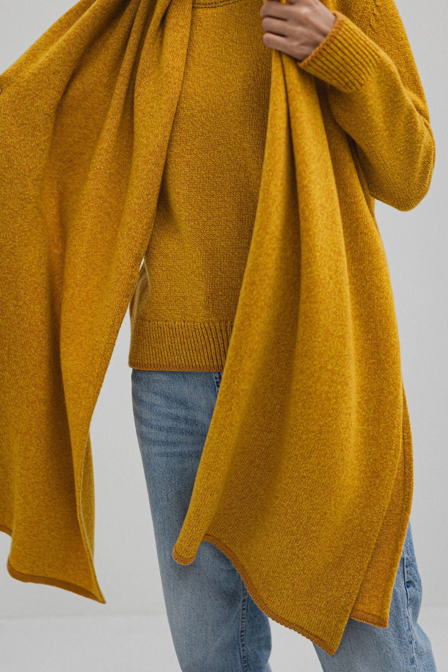 Ginger Maxi-scarf Yellow