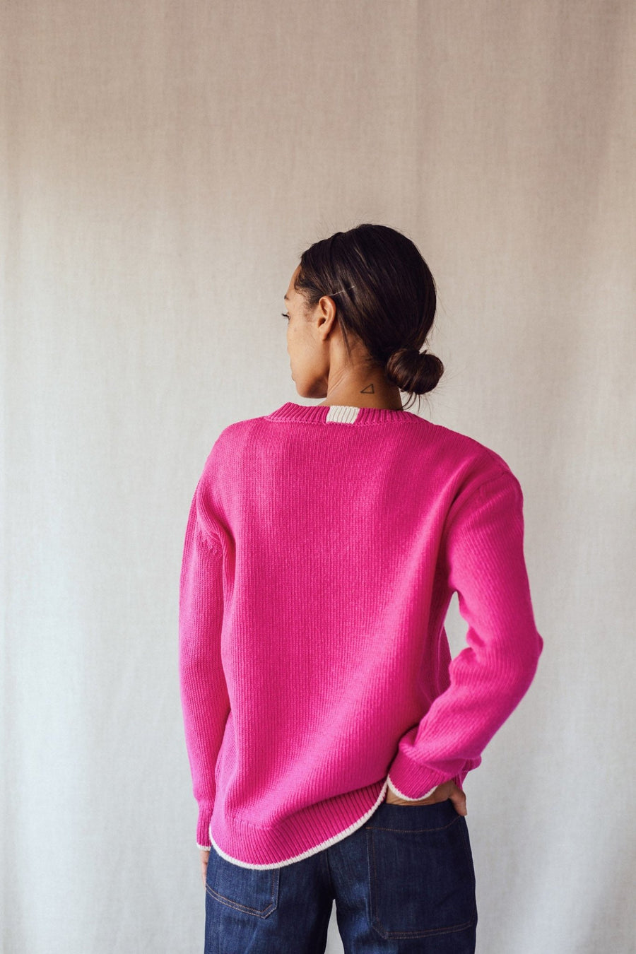 Janes - Crew Neck Sweater Fuschia