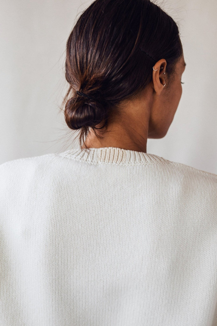 Janes - Crew Neck Sweater White