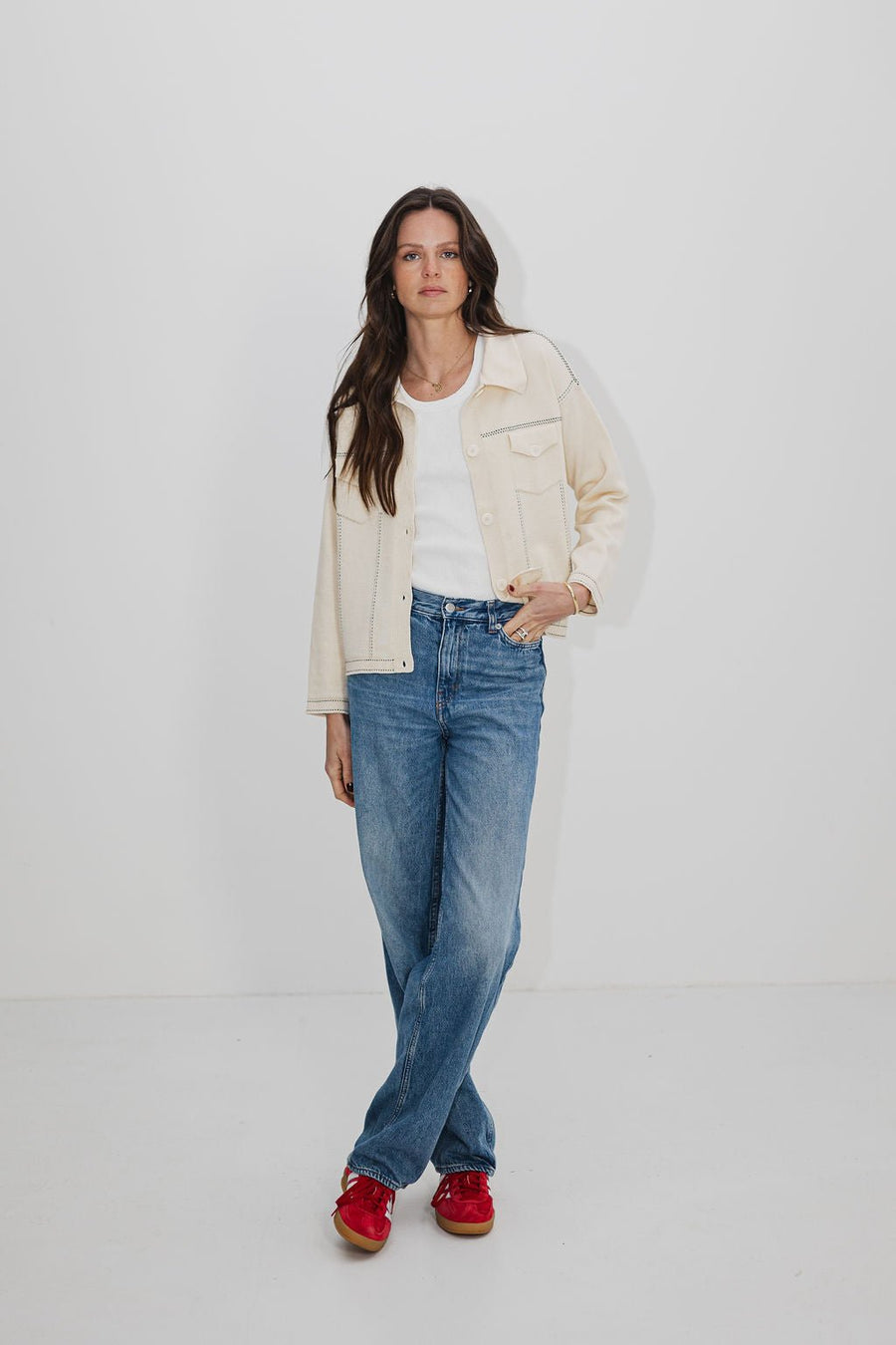 Janes - Merino Wool Jacket Off-White