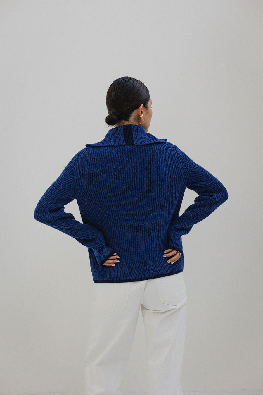 Poppy Sweater Blue Melange